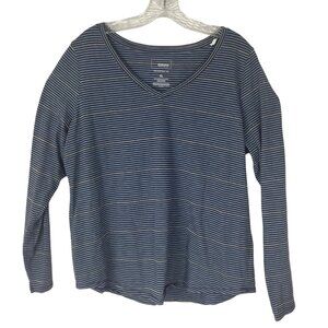 Sonoma Womens The Everyday Tee Tshirt Blue Size XL